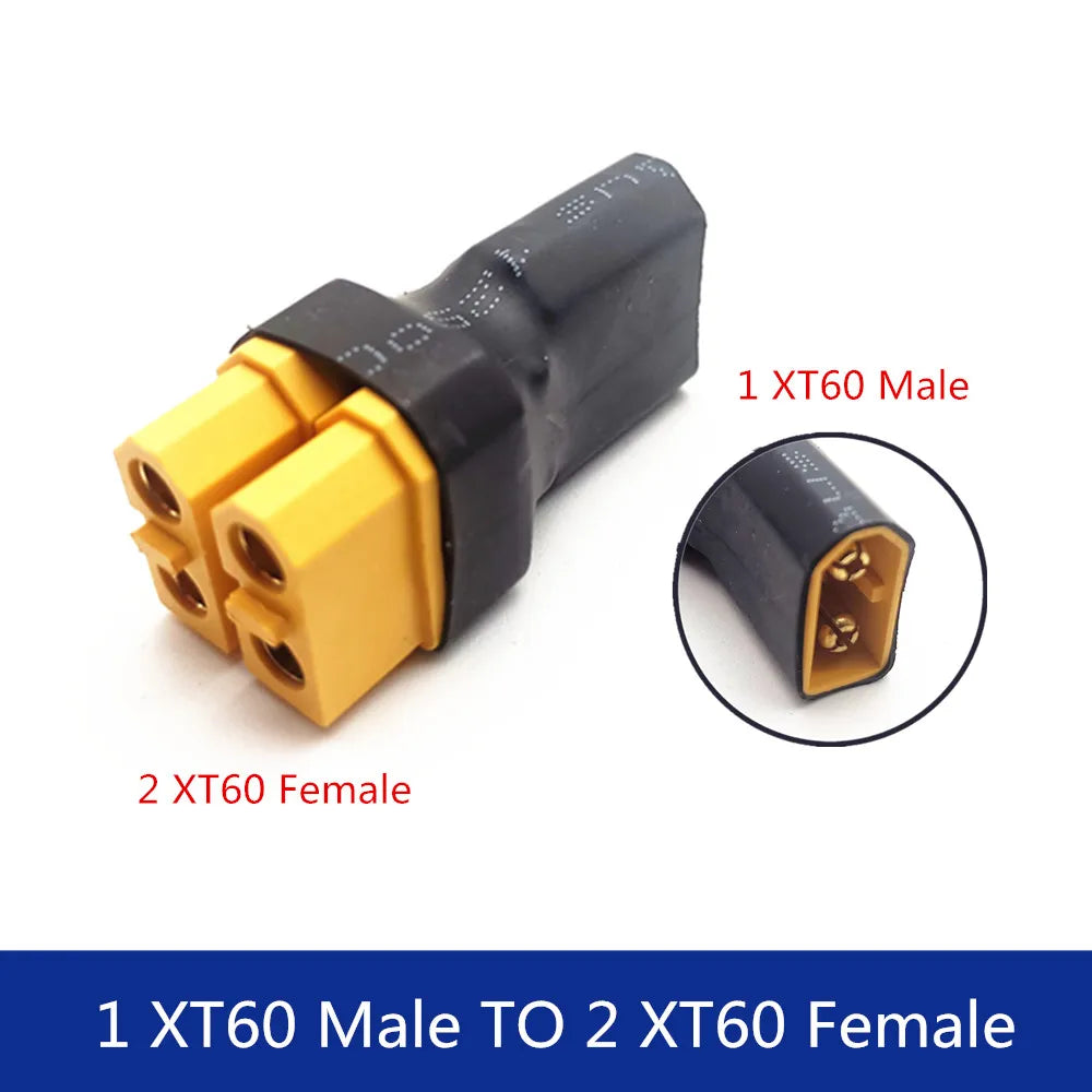 Adapter XT30 XT60 XT90 TRX T Plug Deans EC5 EC3 Female to Male HXT 4MM Connectors Plug RC Lipo Battery Control Parts DIY