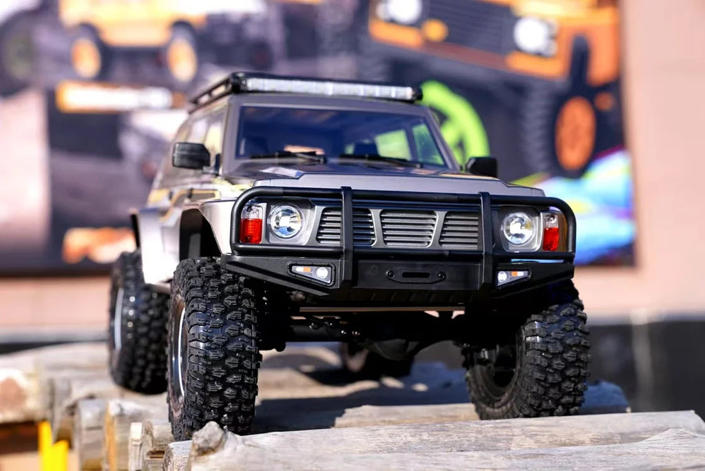 YK4107 Pro Brushless 1/10 Simulation Patrol RC Remote Control Brushless 4WD Differential Lock Climbing Car Off-road Vehicle Gift