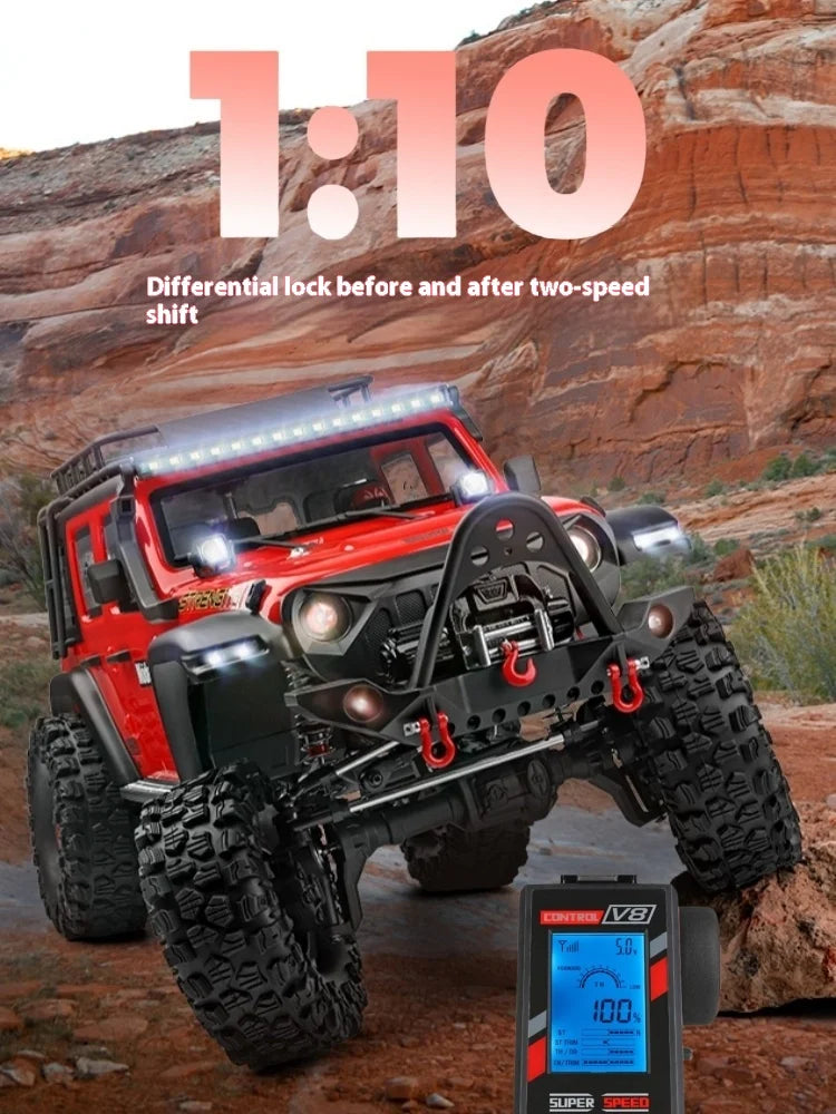 1/10 WLtoys 104006 Remote Control Car Rc Craweler Car Rc Car Drift Car Full Proportional Rock Crawler 4WD Off-road Truck Toys