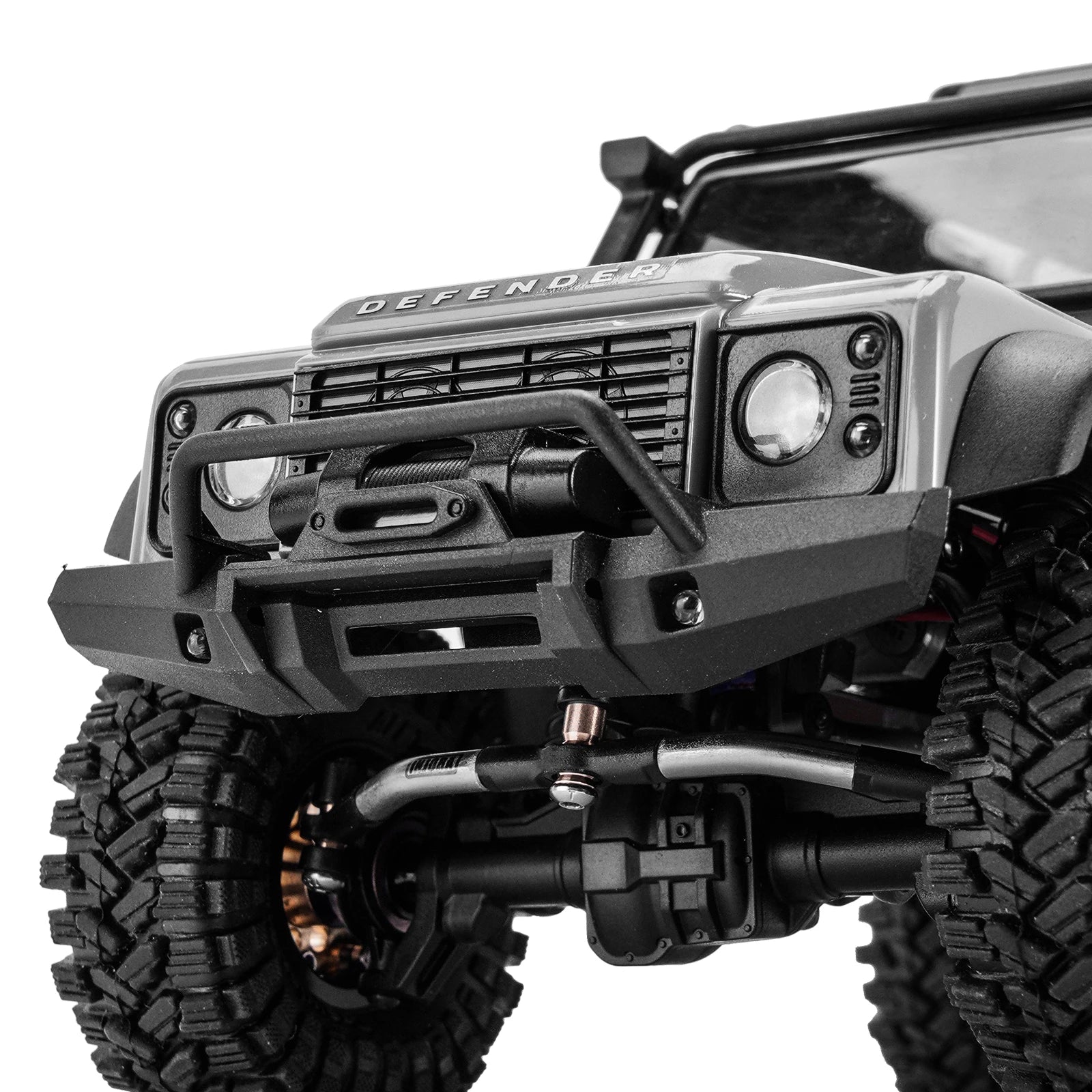 INJORA Stainless Steel High Clearance Chassis Links Steering Link Set for 1/18 RC Crawler TRX4M Defender Bronco (4M-08 4M-57)
