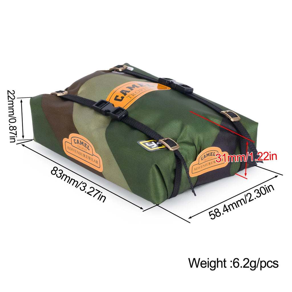 1/18 1/24 RC Crawler Roof Top Tent Simulation Decoration for TRX4M Bronco Defender SCX24 DIY Upgrade Accessories