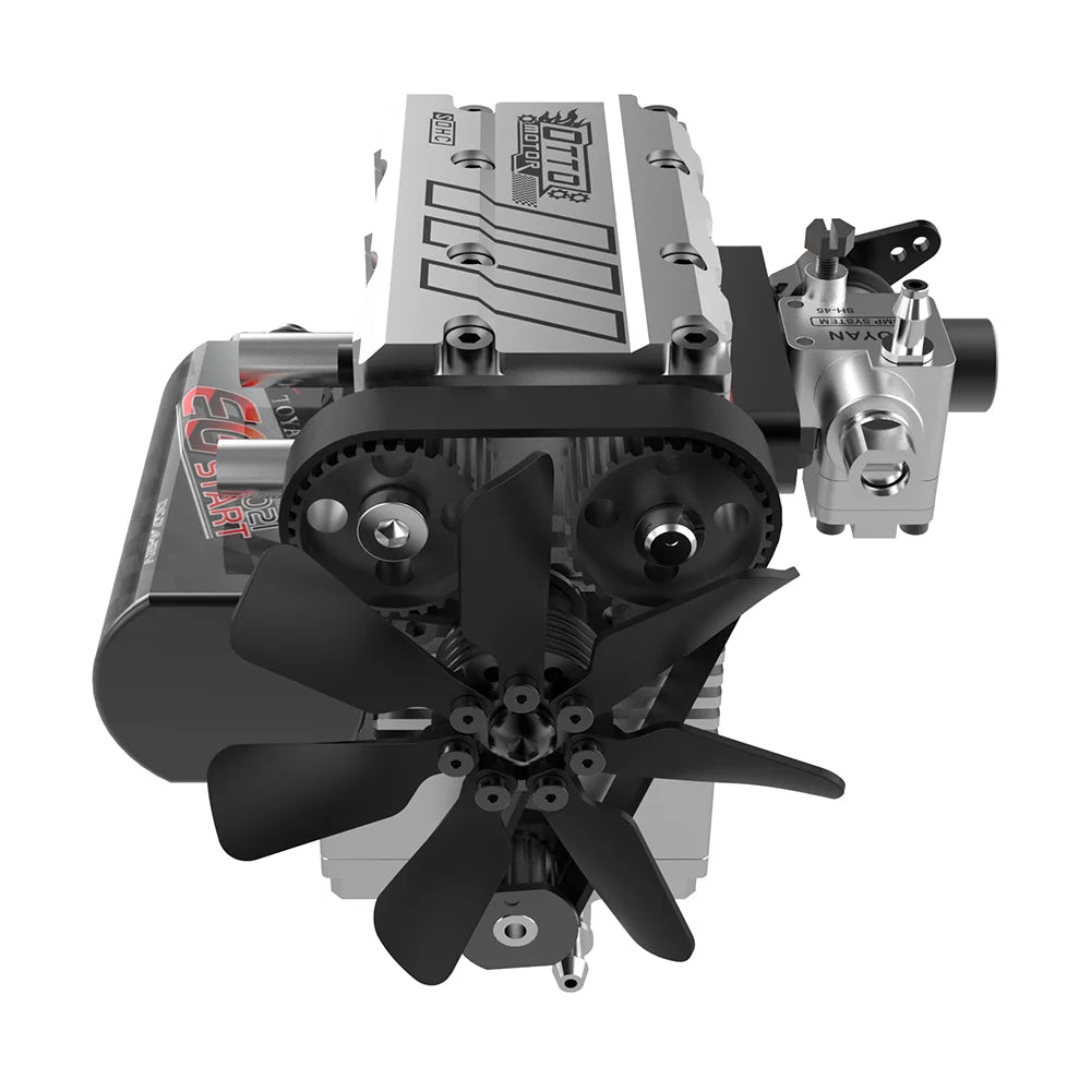 FS L200AC TOYAN ENGINE Air Cooled Nitro Engine Twin Cylinder 4 Stroke Engine DIY Kit Model Toy IN STOCK