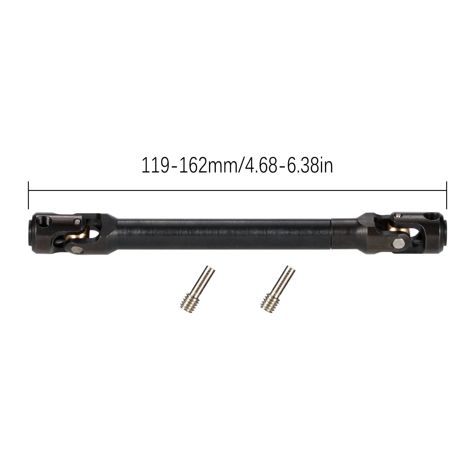 Hardened Steel Driveshaft Heavy-Duty RC Car Drive Shaft for 1/10 RC Crawler SCX10 II III Pro Wraith Capra RR10 TRX4 Element LCG