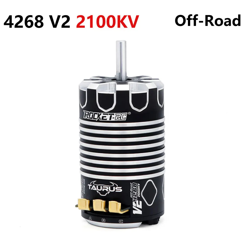 ROCKET-RC Sensored Brushless Motor 4274/4268 V2 Waterproof 5.0mm for 1/8 Wltoys HSP Traxxas Arrma RC Off-Road Buggy Racing Cars