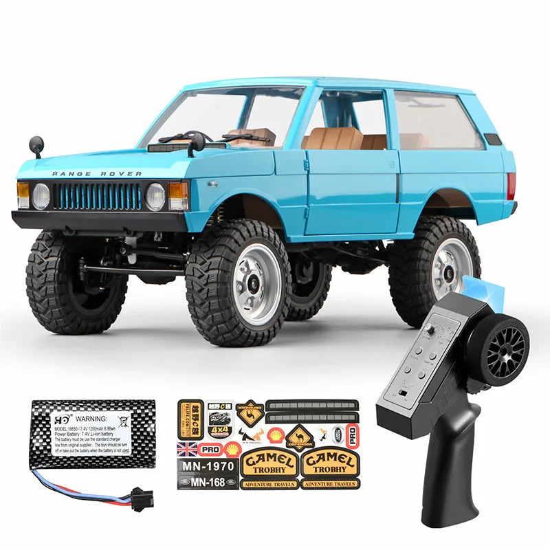 New Hot Selling MN168 1:12 4WD RC Off Road Climbing Car Portal Axle Electric Remote Control Truck Model Toy for Outdoor Play