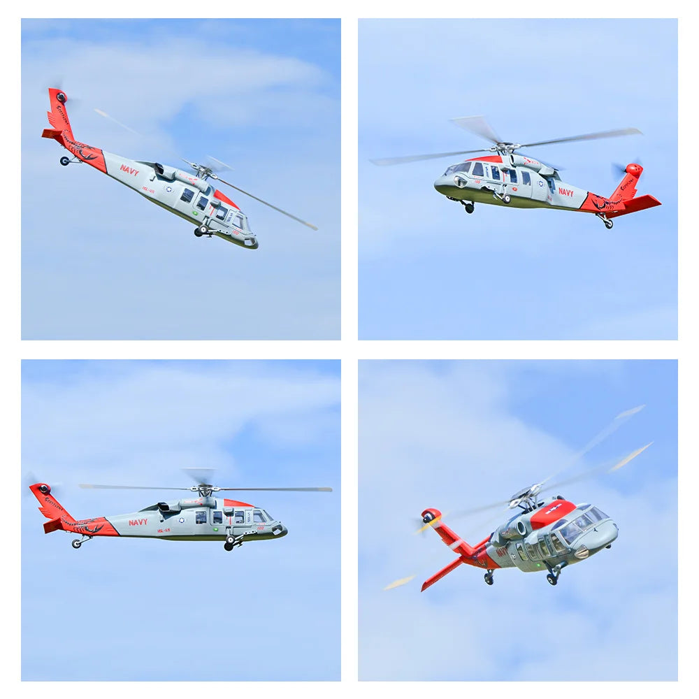 FLYWING MH-60 R Seahawk RC Helicopter LED light ACE ATT MH60R GPS helicopter MH60 rc helicopter 470 size MH60 Scale Helicopter