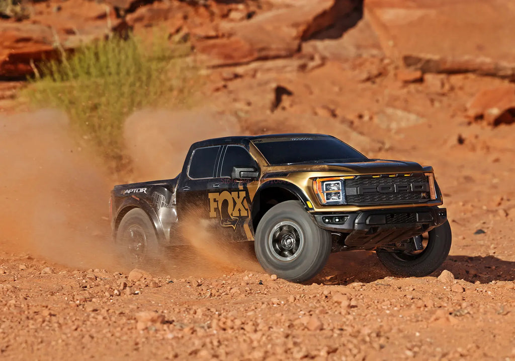 Traxxas 1:10 Raptor R 4*4 F150 Ultimate Four-Wheel Drive Brushless Short Card Remote Control Off-Road Vehicle Desert Short Card