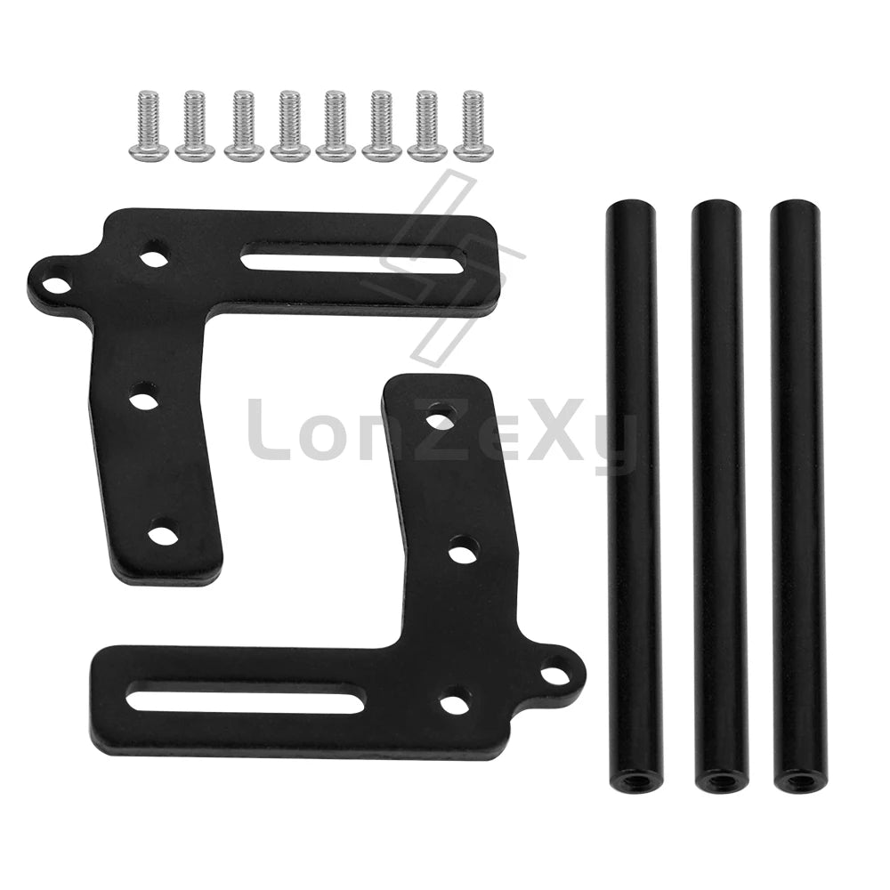 Aluminum Front Bumper Bull Bars for 1/10 RC Crawler Axial SCX10 TRX4 LCG Chassis FJ40 Dodge Power Wagon Cab Cliffhanger Body