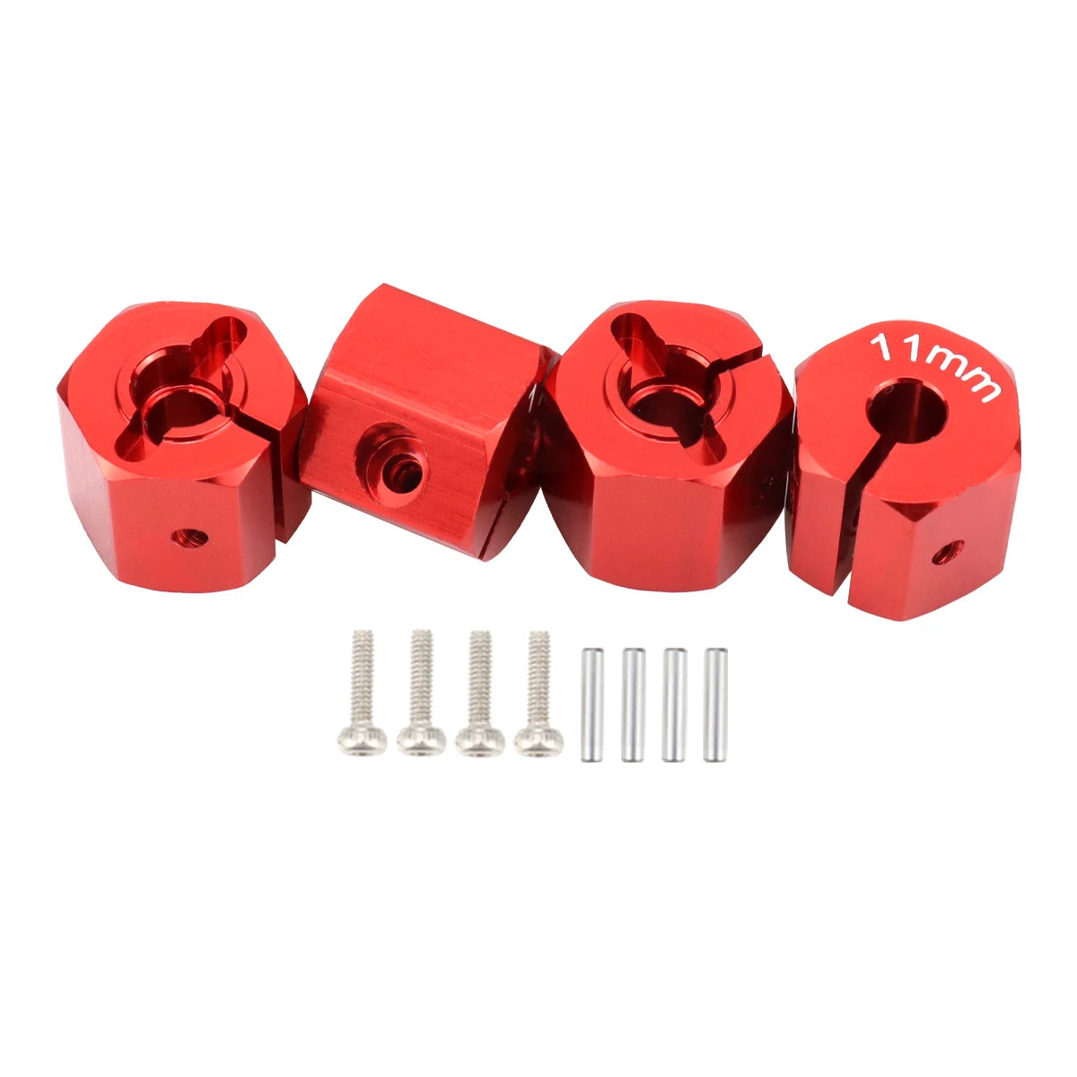 Aluminum 5/6/7/8/9/10/11/12mm Adapter Hex 12mm Drive Hub with Pin Screws for RC Auto Track Truck HSP HPI Tamiya Traxxas Slash