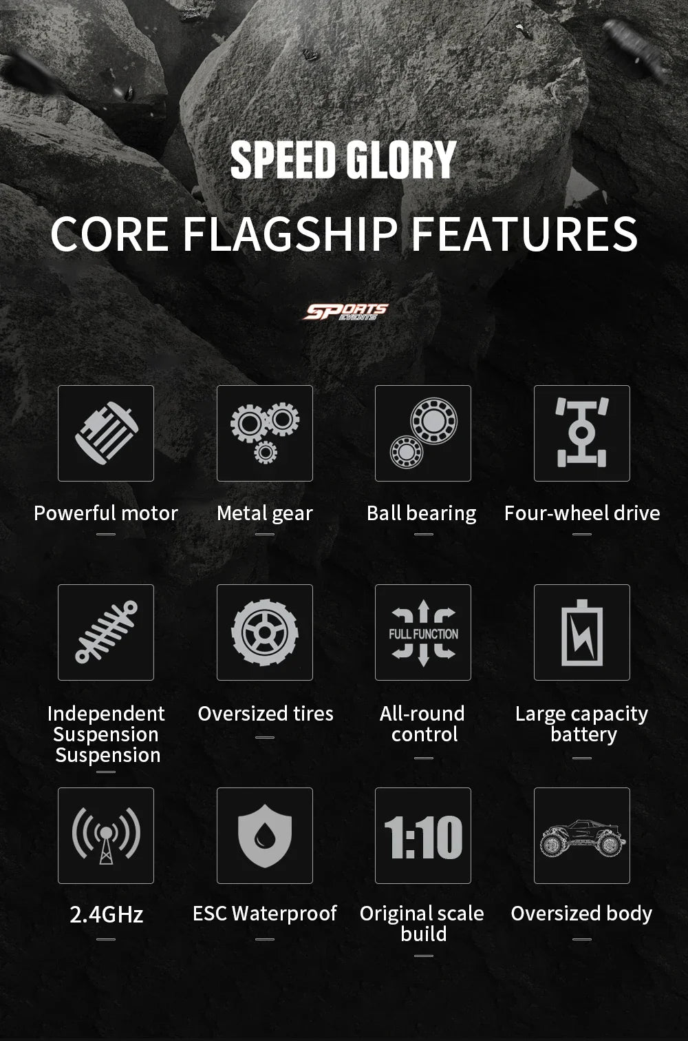 Teeggi KF10 MAX 1/10 4WD 3S High Speed Rc Off-road Car 60KM/H Brushless motor 2S KF10PRO RC Truck Drift Racing Cars Toy For Gift
