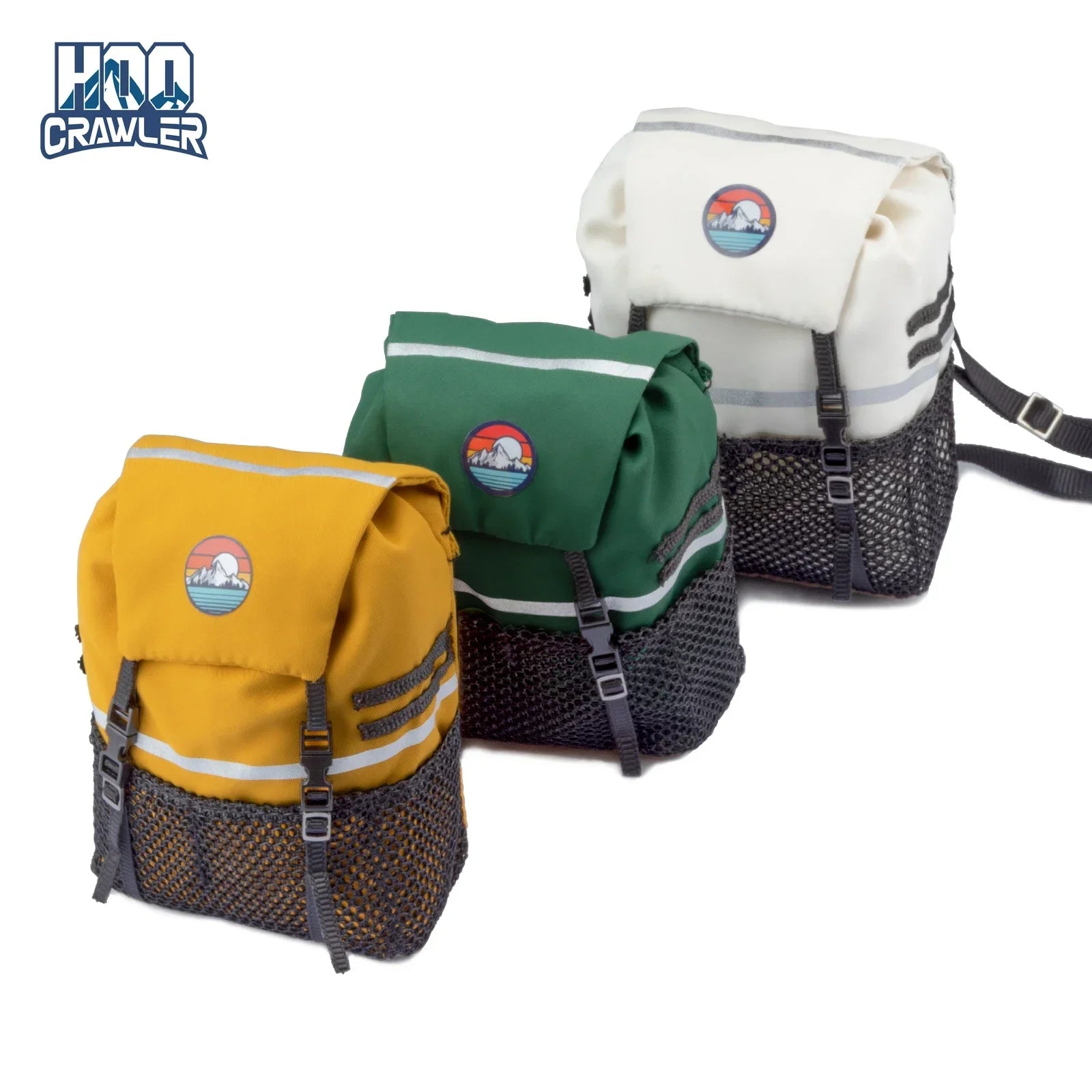 Simulation Backpack Shovel Storage Bag Luggage Bag Handbag Decoration for 1/8 1/10 RC Crawler Car Axial SCX10 Trax/as TRX4 D90