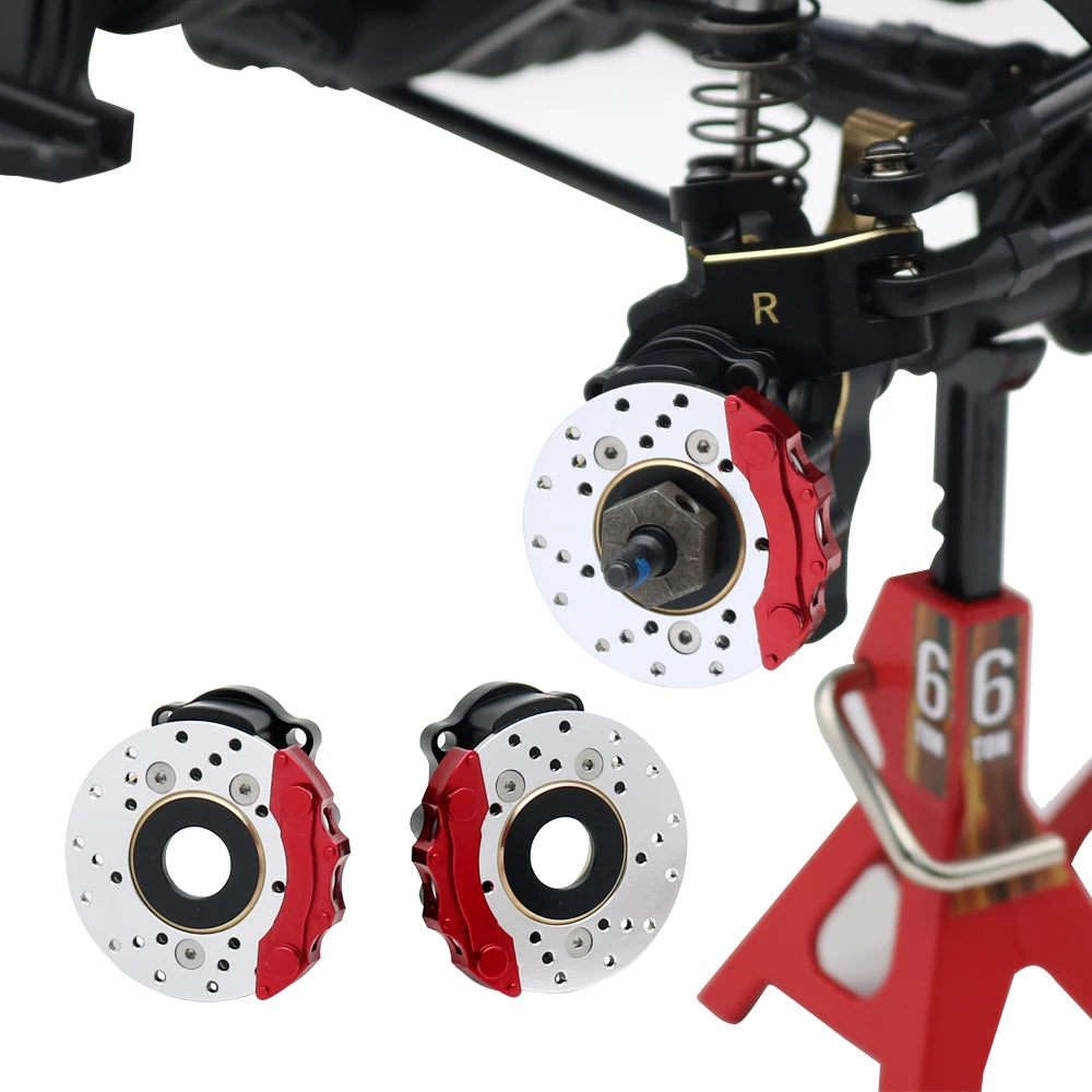 Portal Axle Housing Brass Black Steering Cup steering C Seat tie Rod Holder gear Cover servo Bracket For 1/10 Trx4 Trx6