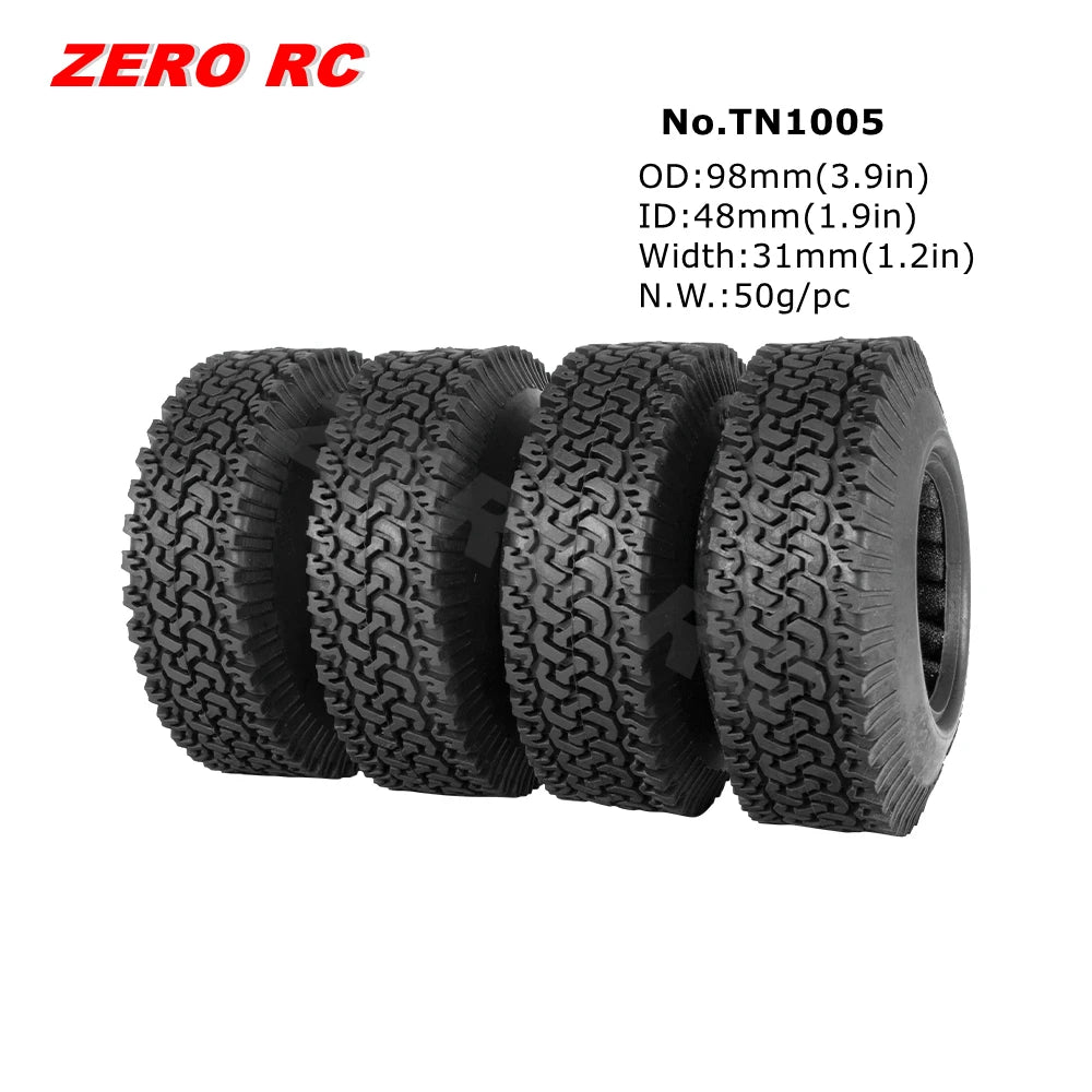 RC TRUCK 1.9" Rock Crawler Tires 90-117mm Tyre For 1/10 Off Road AXIAL SCX10 II III CAPRA TRAXXAS TRX-4 RGT MST RC4WD D90 WHEEL