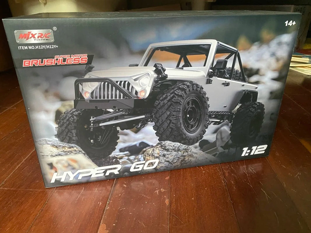 MJX H12Y+ Silver Climbing RC Car Toy 1:12 Scale Electric Off-Road Vehicle Model Remote Control Car Professional Off-Road  H12Y