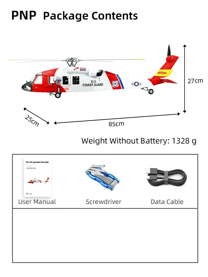FLYWING MH-60 R Seahawk RC Helicopter LED light ACE ATT MH60R GPS helicopter MH60 rc helicopter 470 size MH60 Scale Helicopter
