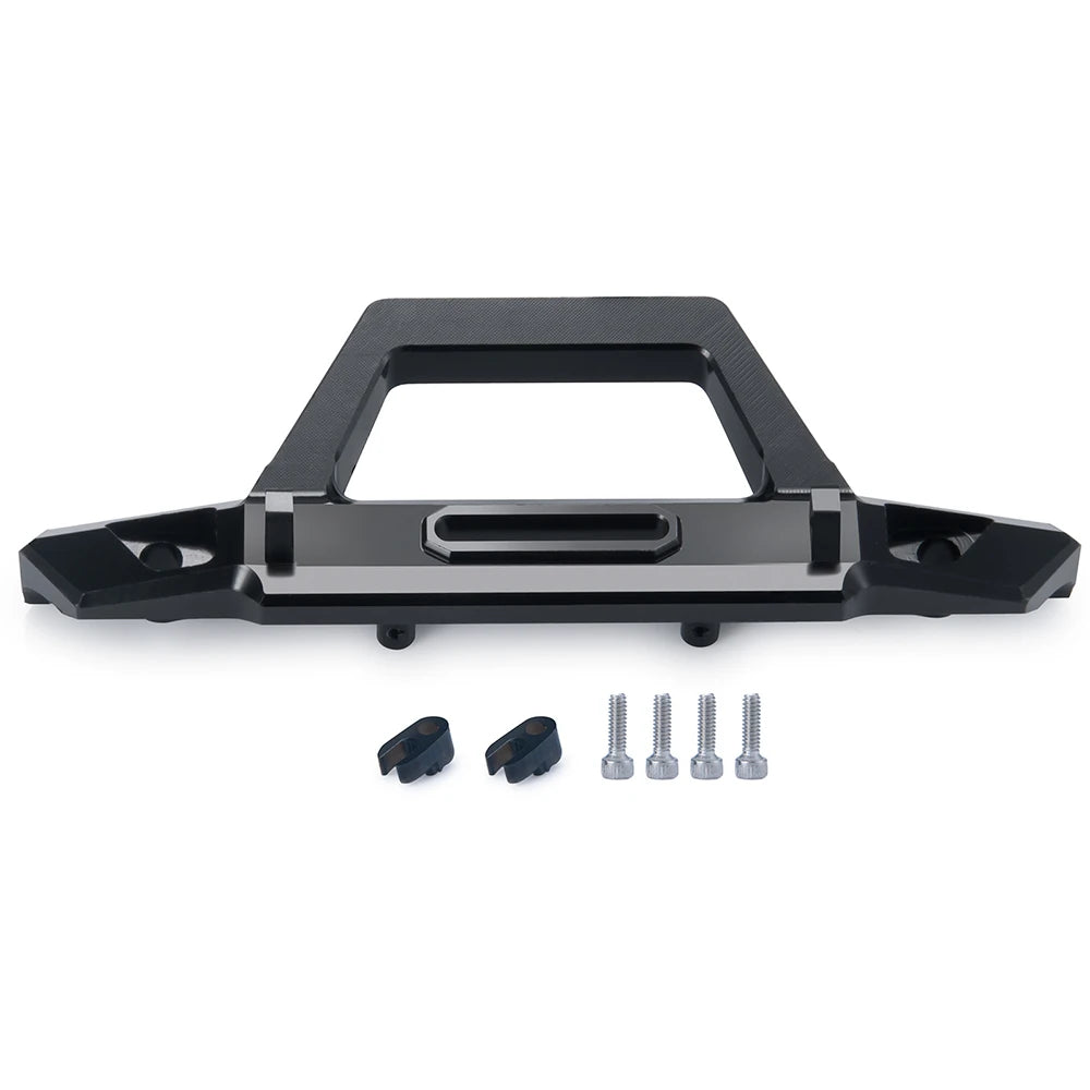 AXSPEED Metal Front/Rear Bumper with Light for Axial SCX24 AXI00002 JEEP Wrangler 1/24 RC Crawler Car Truck Model Upgrade Parts