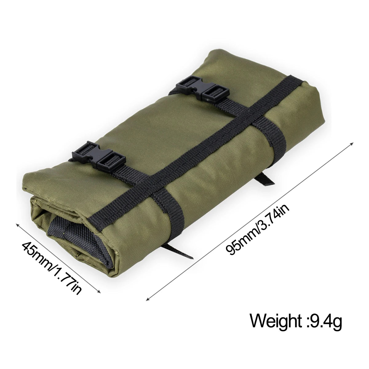 Simulated Roof Bag Sleeping Bag Luggage Bag for 1/8 1/10 RC Crawler Traxxas SCX24 TRX4M Defender D90 Bronco Upgrade Parts