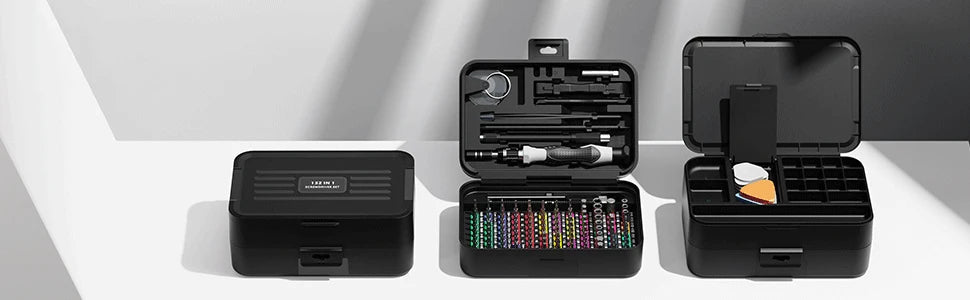 132 in 1 Precision Screwdriver Set Phillips Torx Magnetic Screwdriver Head with Storage Box 152 bit Small Hand Repair Tool Kit