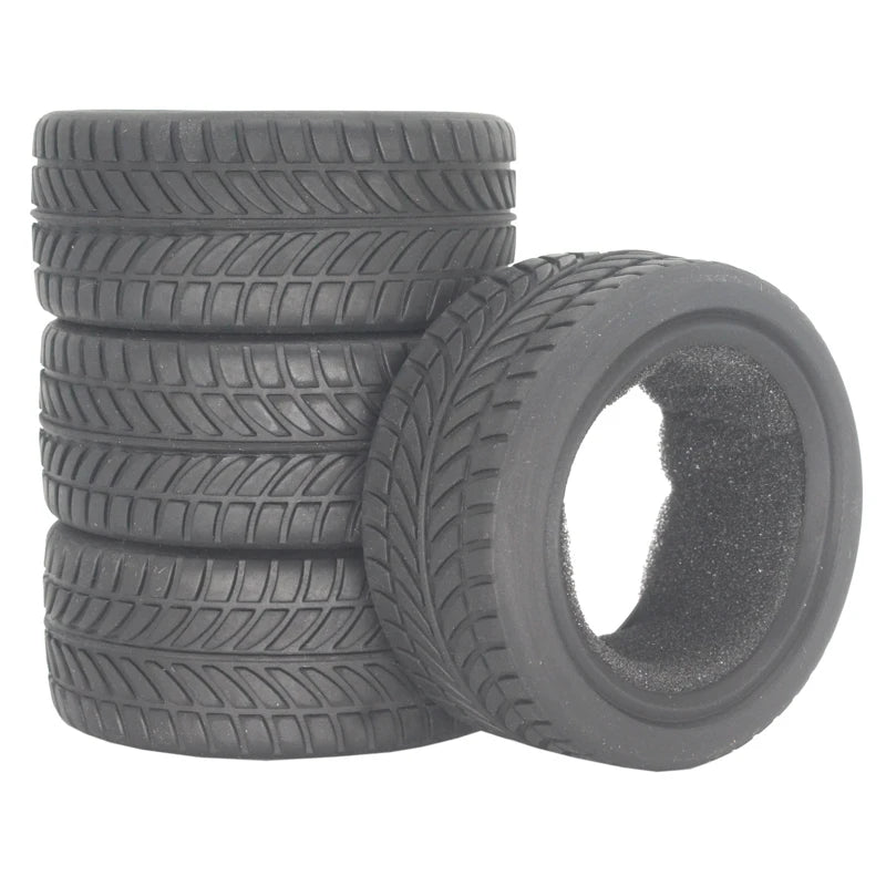 1:10 Scale RC model Car parts On Road 26mm High Grip Rubber Tires Fit HSP HPI HIMOTO REDCAT Racing for HSP 94123/94122/94103