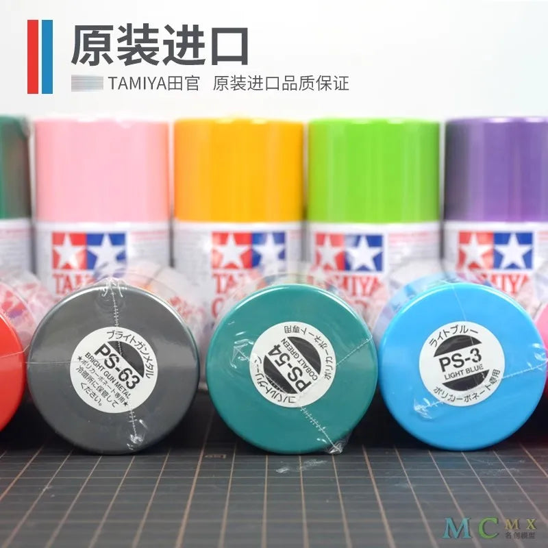 100ML RC TAMIYA Spray Painting Color PS1-PS20 Series Oil Paint Multiple Colors for Polycarbonate Remote Car Model Hobby DIY