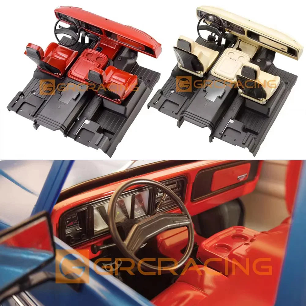 RC Car Full Interior Body Shell Cab Seat Kit for 1/10 RC Crawler Trax For TRX-4 For TRX4 Bronco G161R