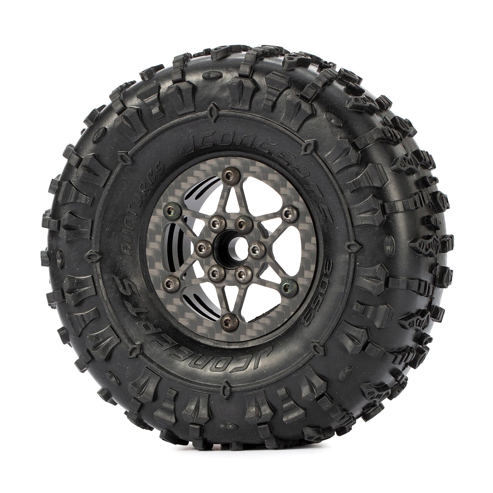 1.9 Inch Carbon Fiber Portal Beadlock Wheels Rims for 1/10 RC Crawler lightweight design GSPEED LCG Chassis Capra SCX10 Pro TRX4