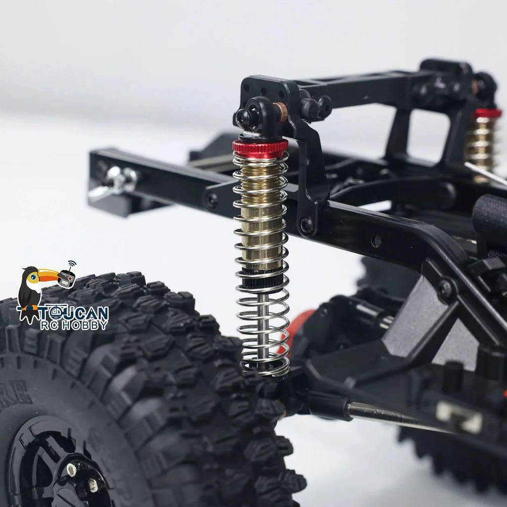 1/10 RC Off Road 4X4 Vehicles RC Crawler 4WD Truck Climbing Car Differential Lock Lights Remote Control Hobby Toys Model Gift