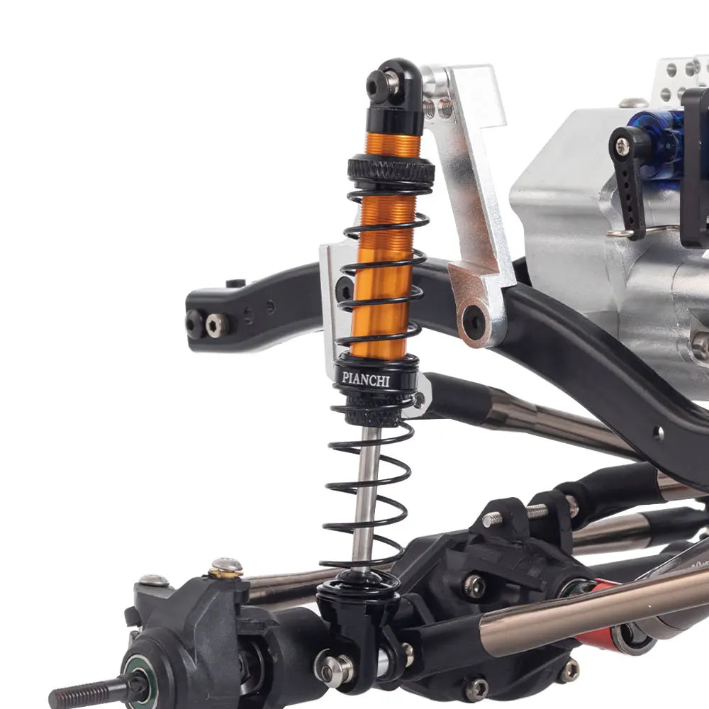 313mm Wheelbase Metal Chassis Frame with Prefixal Single / 2-Speed Transmission for 1/10 RC Crawler Axial SCX10 II 90046 EX86100