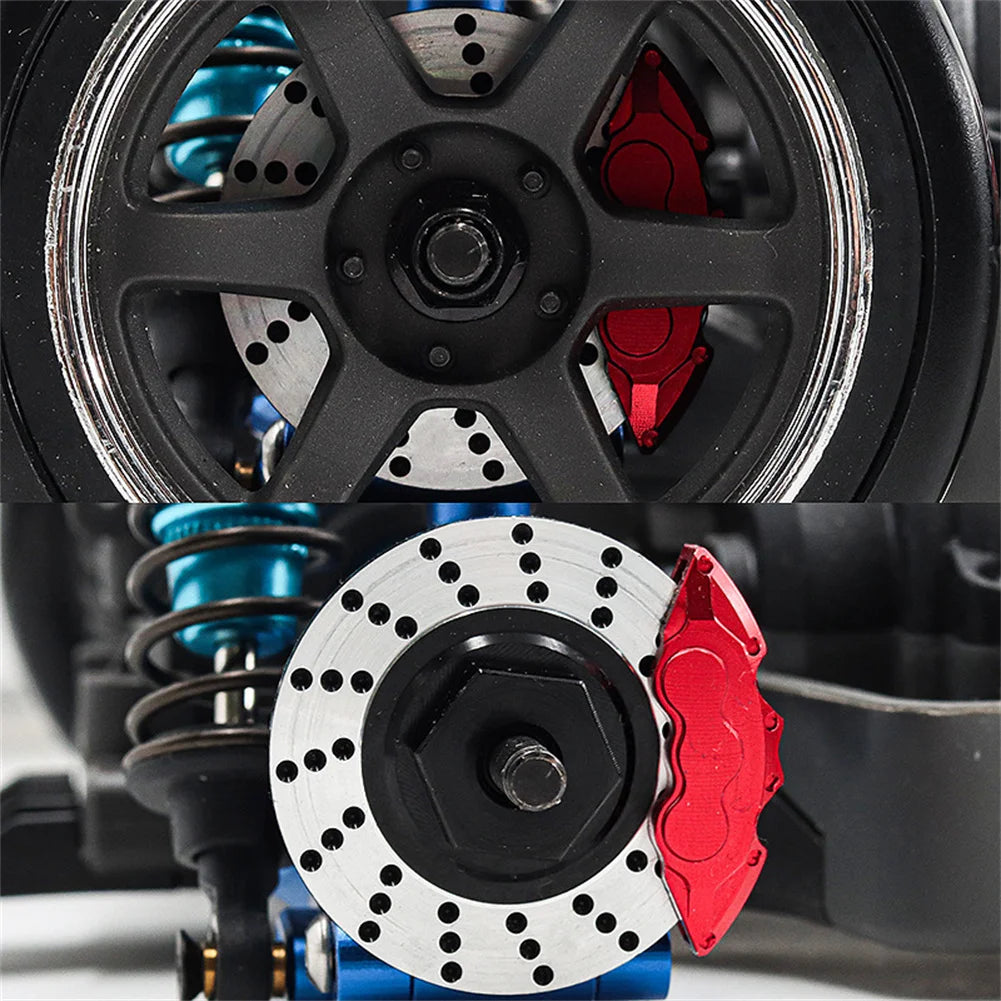 RC for Traxxas 4 Tec 2.0 Aluminum Brake Disc Red Caliper TRF10P202