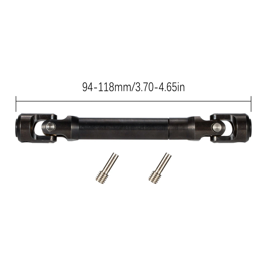 Hardened Steel Driveshaft Heavy-Duty RC Car Drive Shaft for 1/10 RC Crawler SCX10 II III Pro Wraith Capra RR10 TRX4 Element LCG