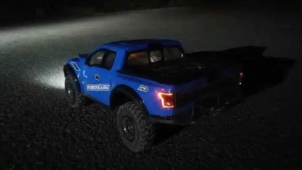 2 LED Daytime Running Light Strobe Light Bent At Will for 1/10 RC Crawler Drift Car Traxxas TRX4 Defender Bronco SCX10 RC4WD D90