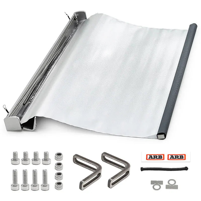 RC Crawler Roof Tent for LeiLuo MK07 Croboll 1/7 1/8 Scalerc Traxxas TRX4 Axial SCX10 Metal Side Awning Silver Black
