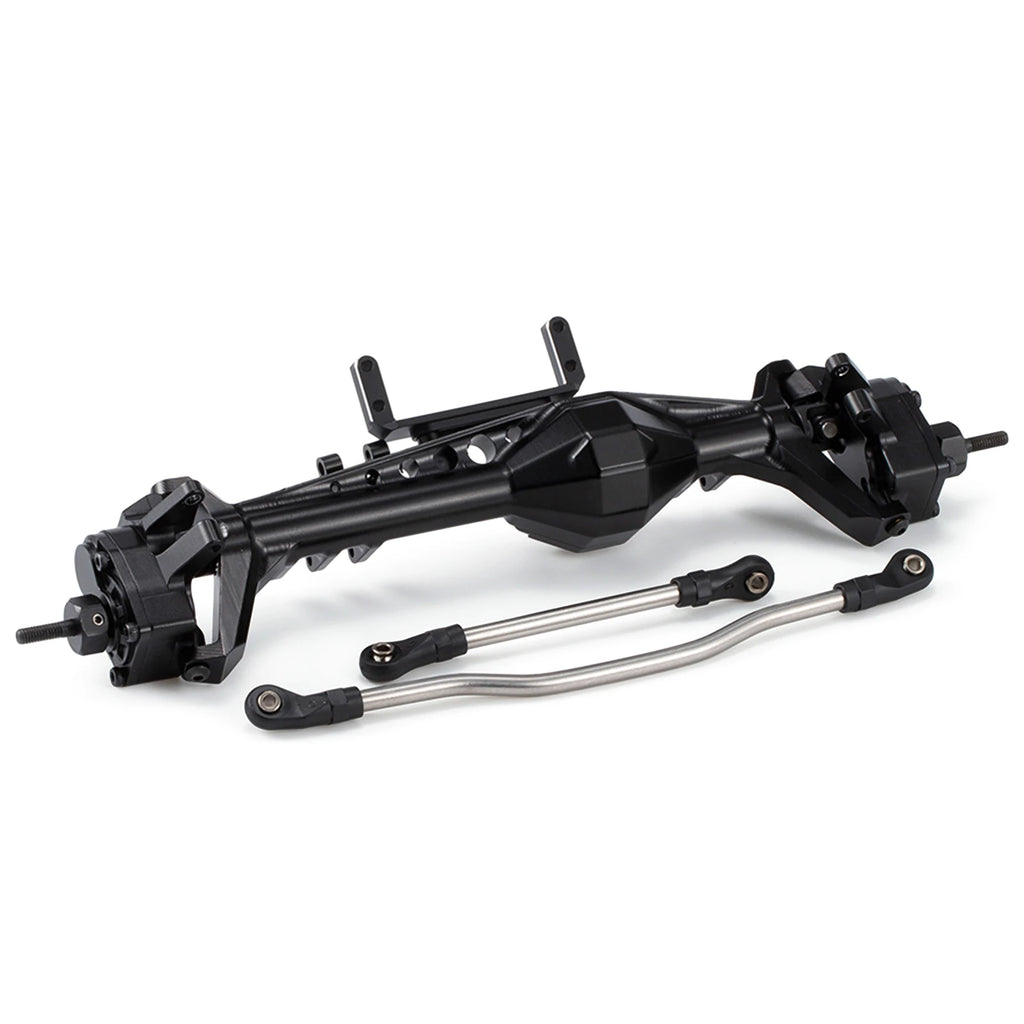CNC Aluminum F9 Offset Portal Axle with Servo Mounts for 1/10 RC Crawler Axial Capra 1.9 UTB LCG Chassis Cheater Rigs