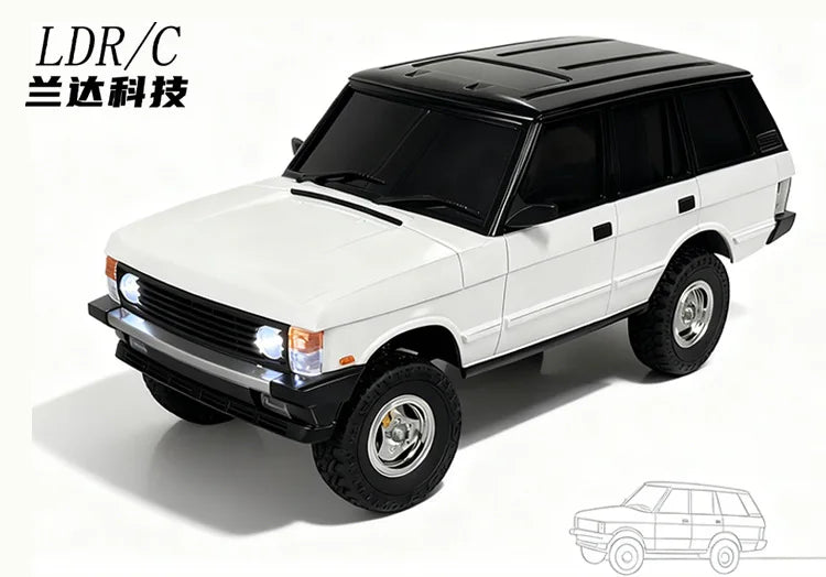 1/18 LDRC LD18401Pro Rc Car LD18401 PRO 4WD Offroad High-speed Climbing Brushless Inductive ESC Vehicle RC Car Children's Gifts