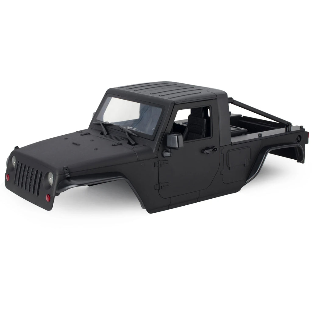 313mm 12.3in Wheelbase Hard Plastic Pickup Body Shell Unassembled Kit for 1/10 RC Crawler Car Axial SCX10 90046 Jeep Wrangler
