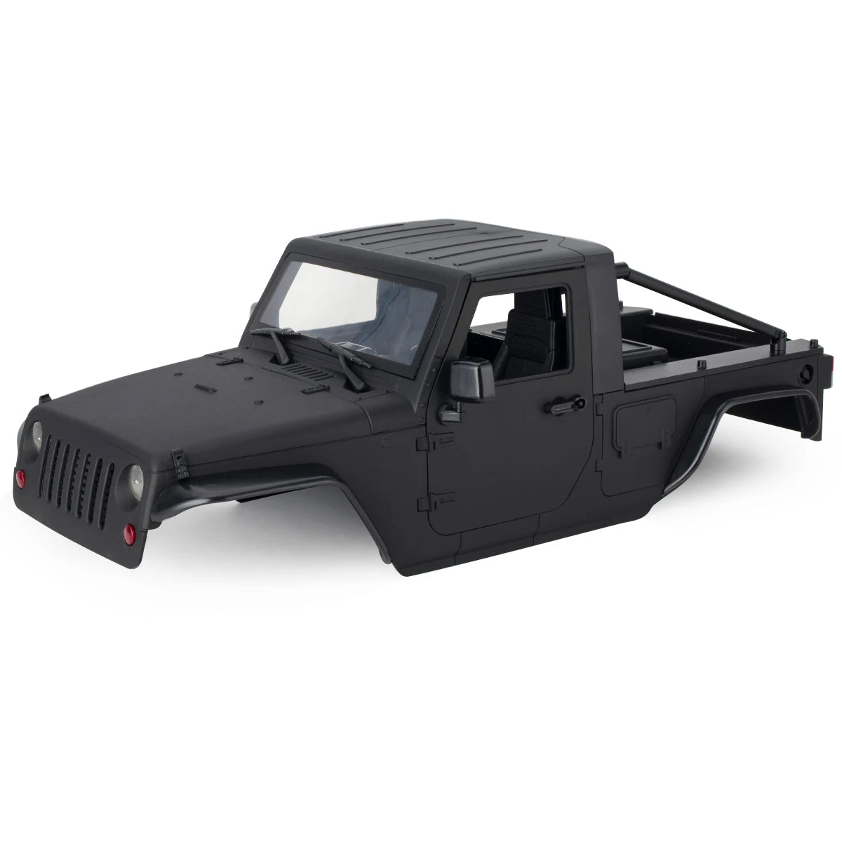 313mm 12.3in Wheelbase Hard Plastic Pickup Body Shell Unassembled Kit for 1/10 RC Crawler Car Axial SCX10 90046 Jeep Wrangler
