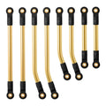 8PCS Brass Link Set High Clearance Chassis Links for TRX4M Upgrade Parts 1/18 RC Crawler Car Accessories