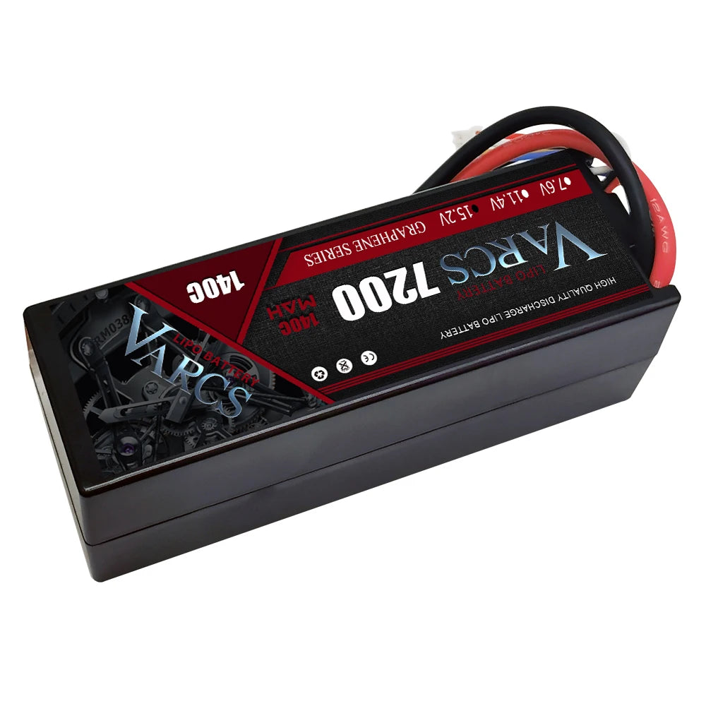 VARCS Lipo 3S 4S Lipo 14.8V 15.2V 11.1V 11.4V Battery 6500mah 7000mah  8400mah 9200mah 10000mah 6200ma 5200mah XT90 EC5 RC Car