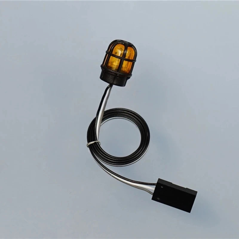Beacon light RC Rotating Light LED Engineering Lamp for 1/14 Excavator Tamiya RC Truck Trailer Tipper Scania 770S Car Diy Parts