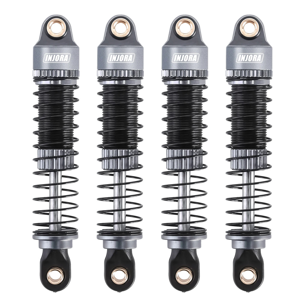 INJORA 53MM 59MM Threaded Shocks for 1/18 Redcat Ascent18 HPI Venture18
