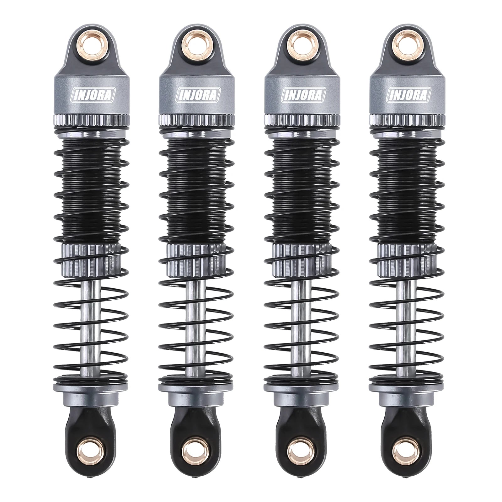 INJORA 53MM 59MM Threaded Shocks for 1/18 Redcat Ascent18 HPI Venture18