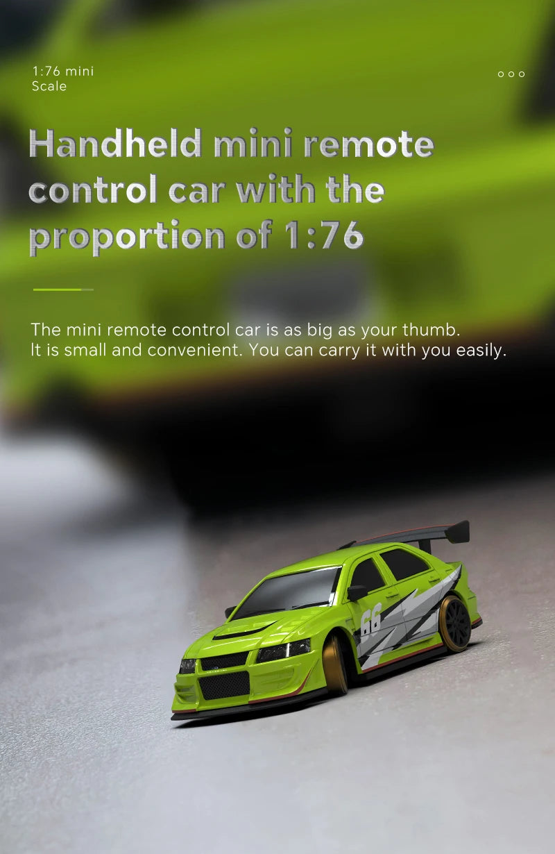 Turbo Racing 1:76 C66 Drift RC Car RTR Radio Full Proportional Remote Control Toys Car With Gyro Children Desktop Toys Car