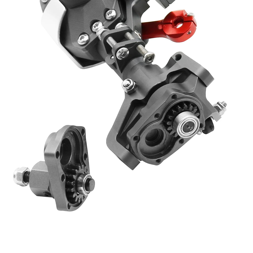 New CNC Machined Aluminum Alloy Front and Rear Portal Axle for 1/10 RC Crawler Car Axial SCX10 II 90046 90047 Redcat GEN8 RGT