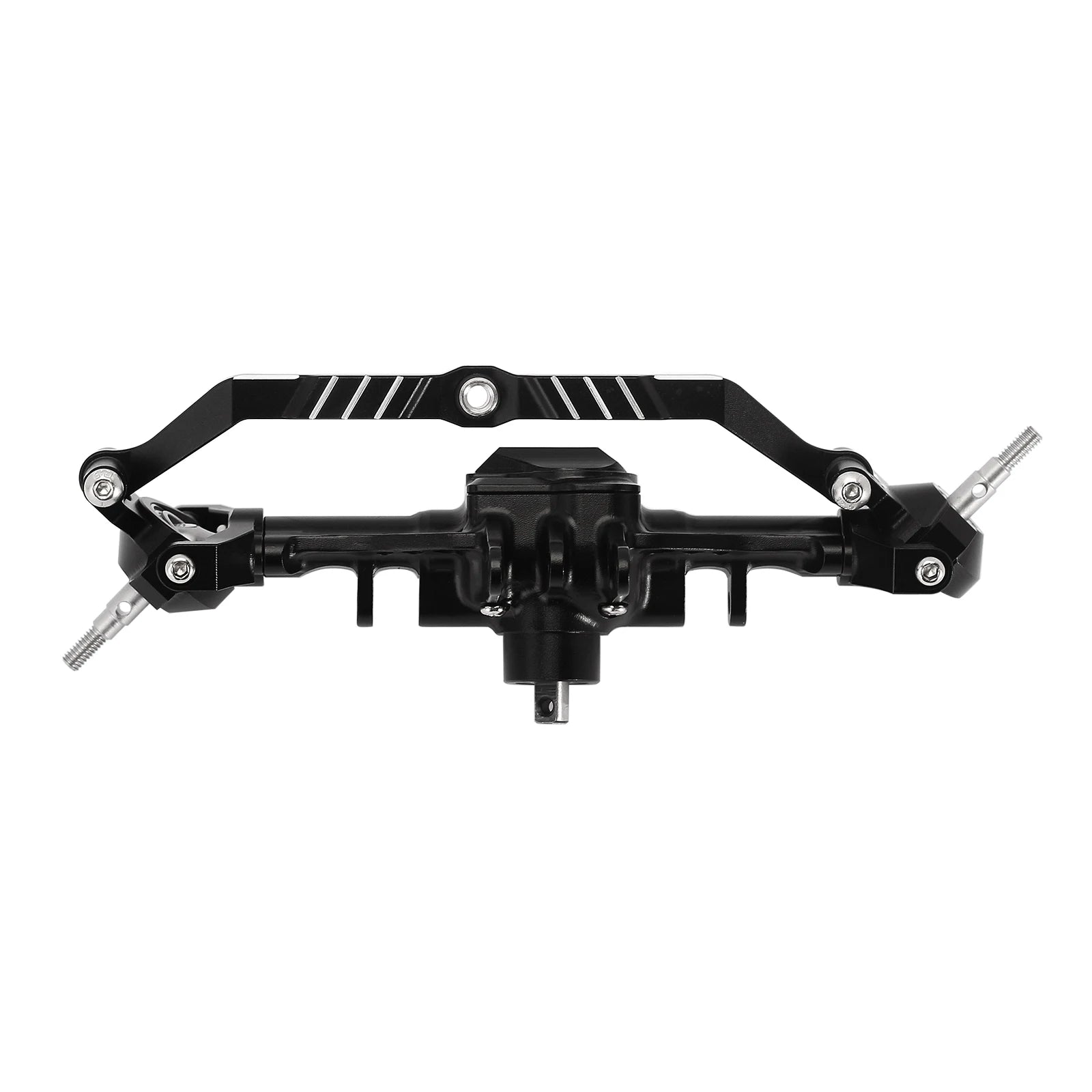 INJORA CNC Aluminum 4mm Extended Front Rear Complete Axles for 1/18 RC Crawler TRX4M Upgrade (4M-61)
