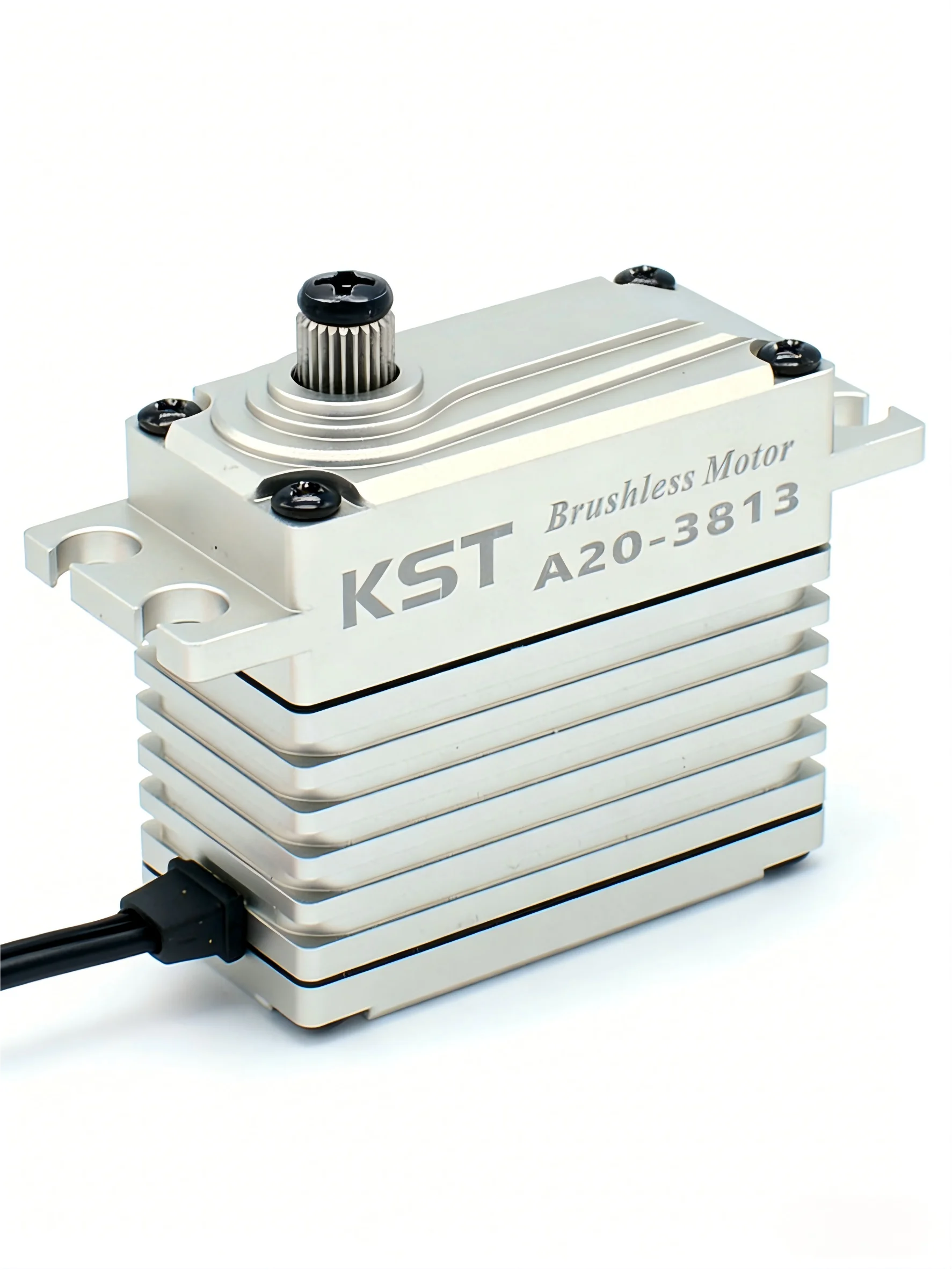 KST A20-3813 Digital Brushless Servo High Pressure Phosphor Bronze Quenched Steel Gear 0.12 Sec 43kg Torque for RC Models