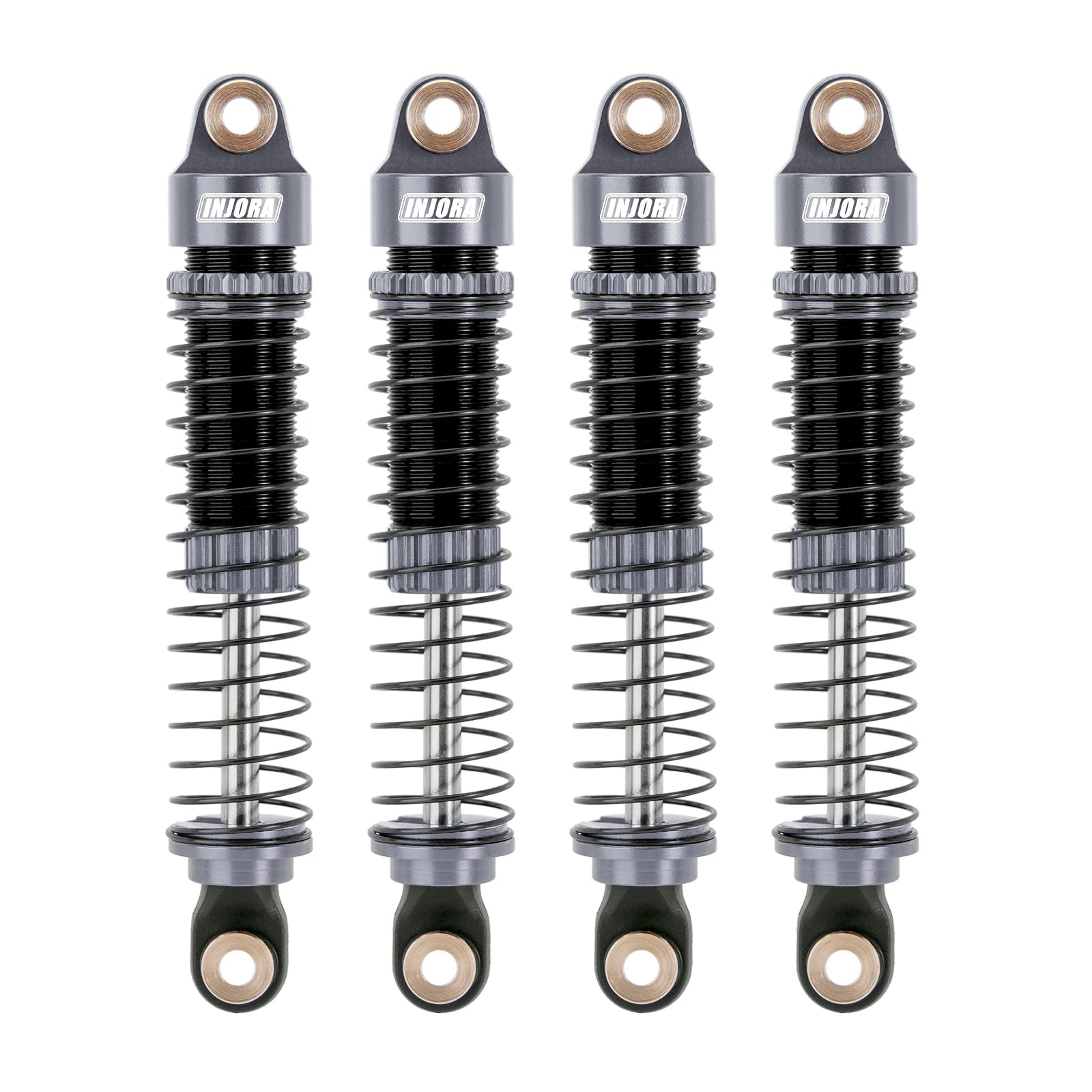 INJORA 53MM 59MM Threaded Shocks for 1/18 Redcat Ascent18 HPI Venture18