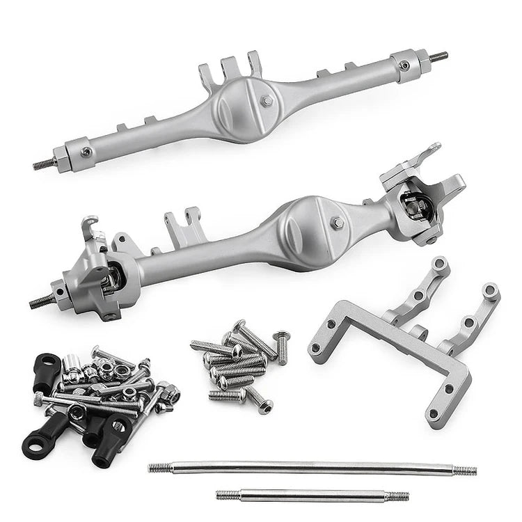 F10T CNC Aluminum Axle Set for Axial SCX10 II SCX10 III VS4-10  10.2 Complete Upgrade Axles Assembly for RC Crawler Truck Parts