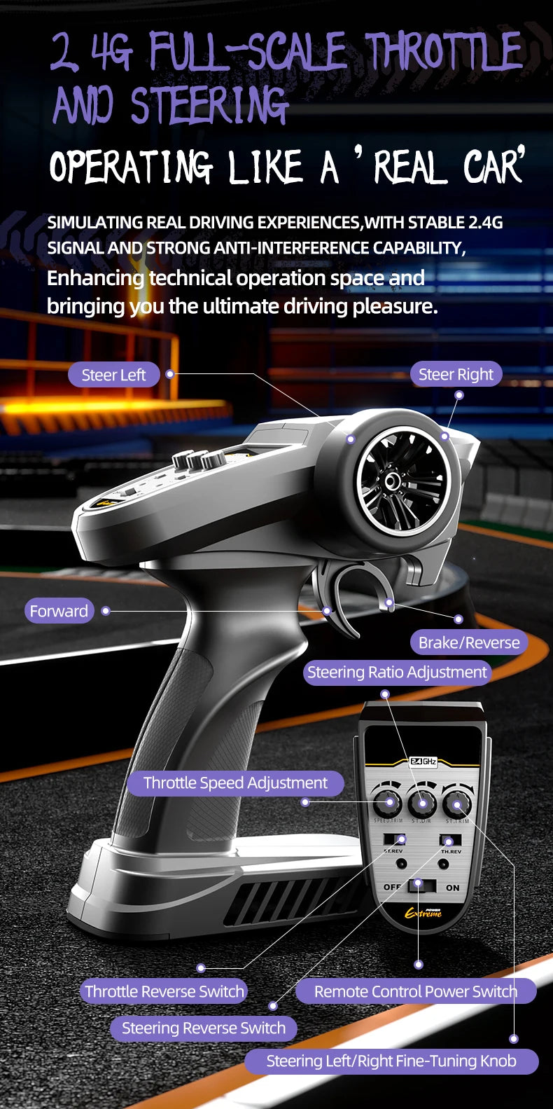 C8826 1:10  High-Speed Brushless 4WD Off-Road RC Car with Hydraulic Suspension Premium Remote Control Vehicle for Kids Adults