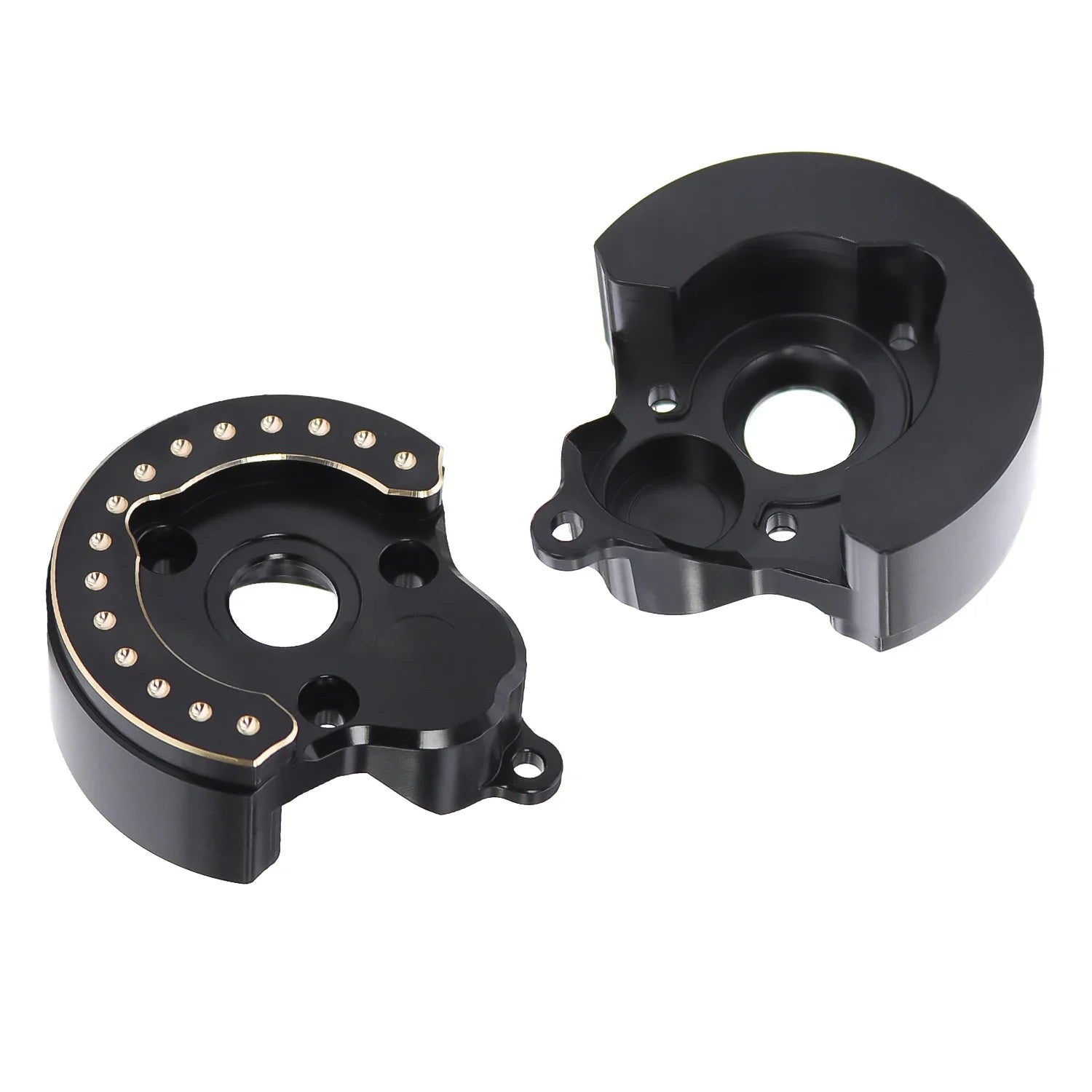 F10 Axle Brass Weights Steering Knuckles Front and Rear Portal Cover for 1/10 RC Crawler Vanquish VRD VS4-10 Phoenix LCG Upgrade