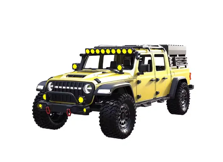 Maker Model CK5812 RC 1/7 Scale Electric 4WD Rock Crawler Truck Remote Control Two Speed Diff Lock Off Road Vehicle With LED Bar